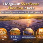 1 Megawatt Solar Power Plant Cost in India Land, Generation, Panels, and Real Economics Explained