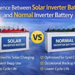 Difference Between Solar Inverter Battery and Normal Inverter Battery