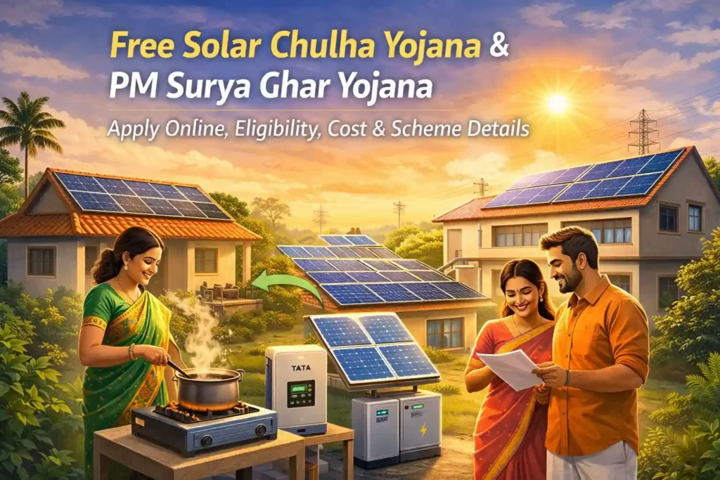 Free Solar Chulha Yojana & PM Surya Ghar Yojana Apply Online, Eligibility, Cost, and Scheme Details
