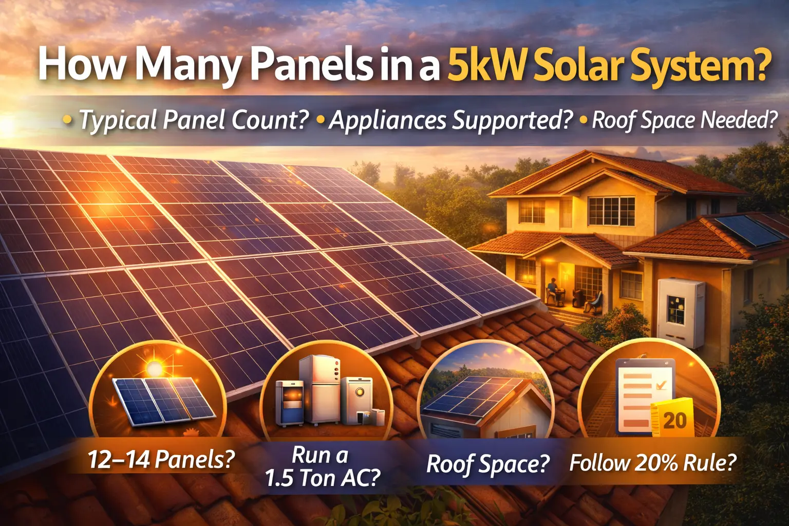 How Many Panels in a 5kW Solar System A Complete, Practical Guide for Homeowners