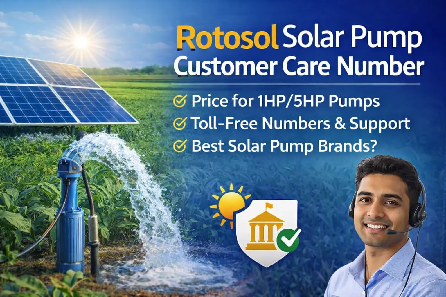 Rotosol Solar Pump Customer Care Number Price, Support, and Honest Buyer Guidance