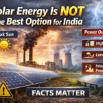 Solar Energy Is Not the Best Option for India A Clear, Fact Based Perspective
