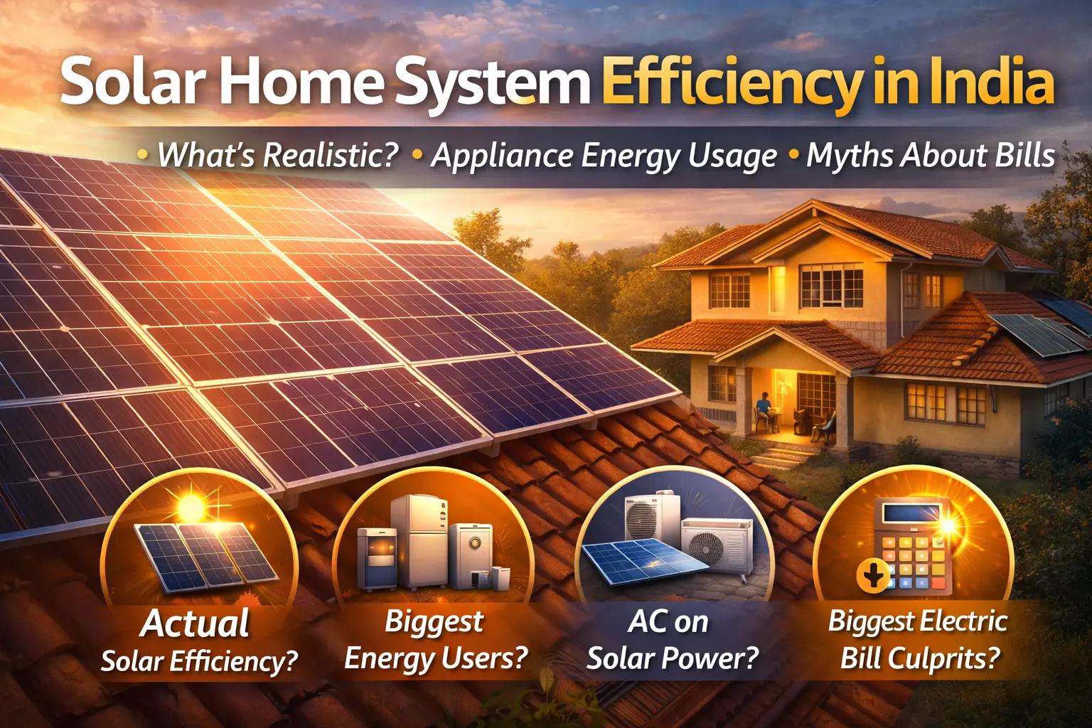 Solar Home System Efficiency in India What Really Works, What Doesn’t, and What Homeowners Must Know