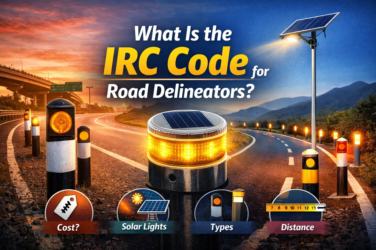 What Is the IRC Code for Road Delineators A Complete Guide to Types, Cost, and Solar Lighting