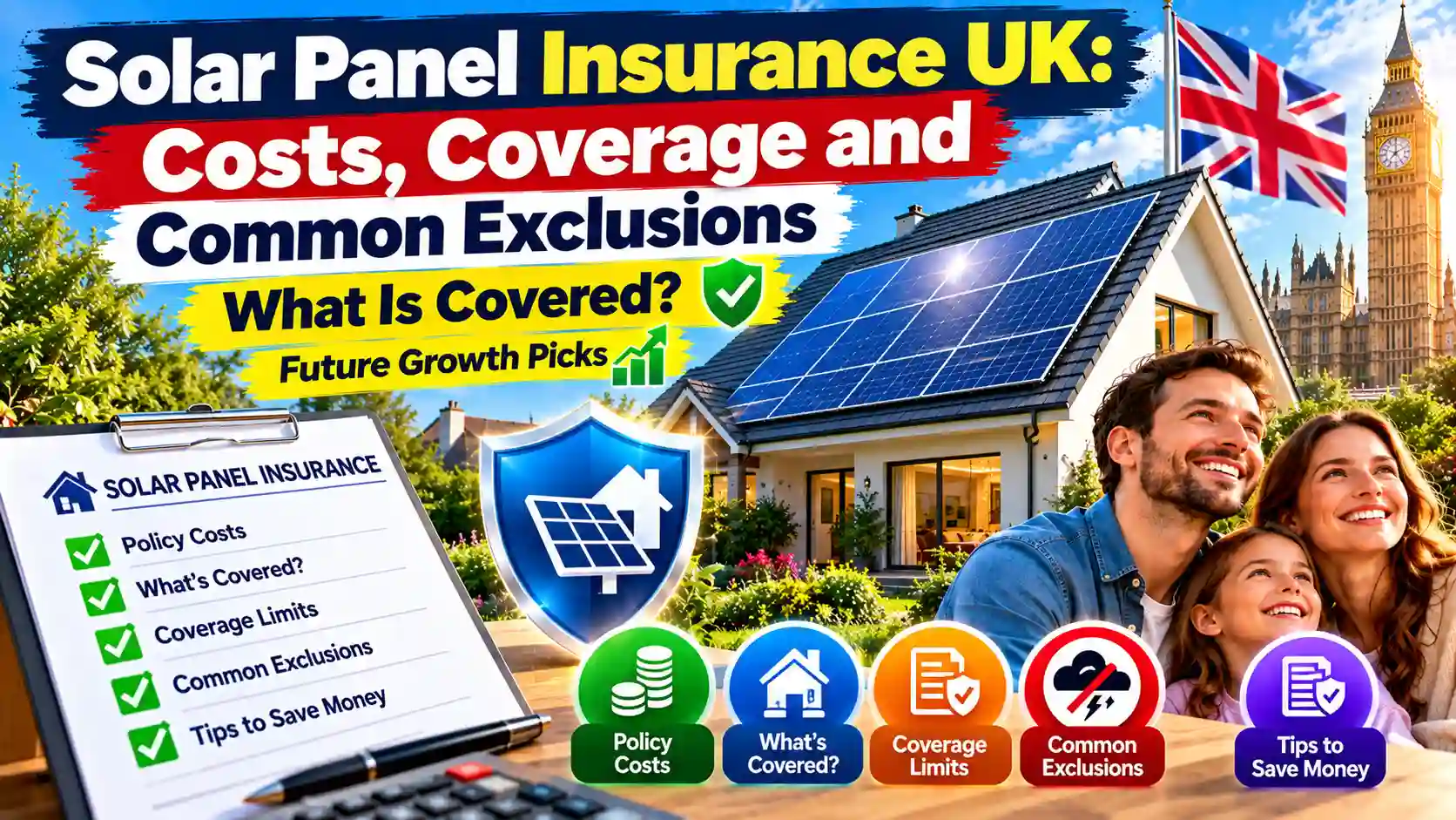 Solar Panel Insurance UK Costs, Coverage and Common Exclusions in 2026